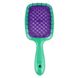 Janeke SUPERBRUSH GREEN/VIOLET. Расческа арт. 86SP226 VV