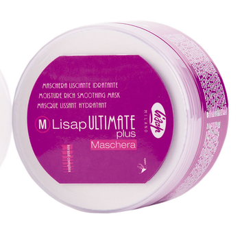 Lisap Ultimate Plus moisture rich smoothing mask разглаживающая маска 250 мл