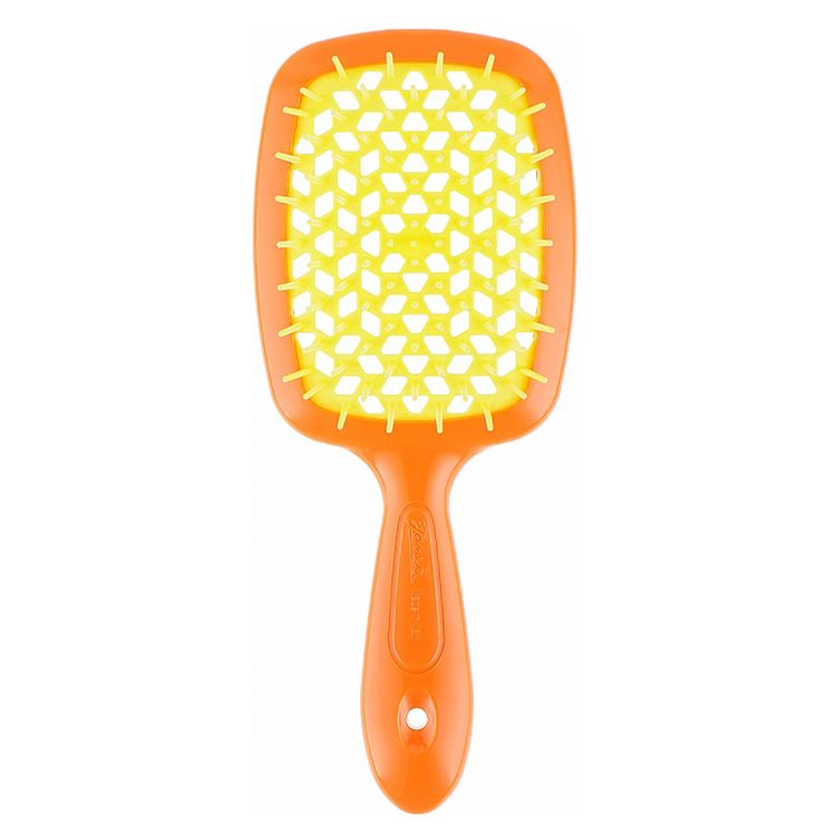 Janeke SUPERBRUSH ORANGE/YELLOW. Гребінець арт. 86SP226PFL