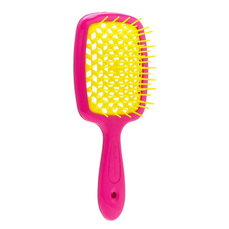 Janeke SUPERBRUSH PINK/YELLOW. Гребінець арт. 86SP226YFL