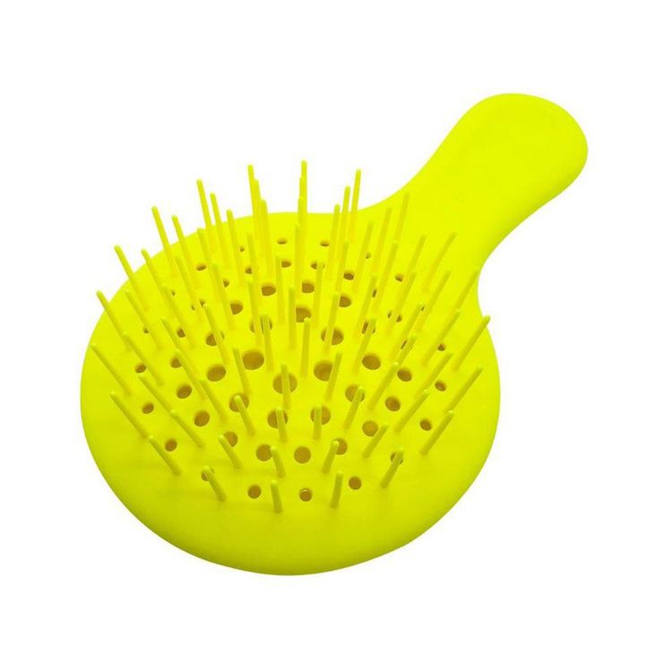 Janeke SUPERBRUSH-mini YELLOW NEON. Расческа арт. 10SP220YFL