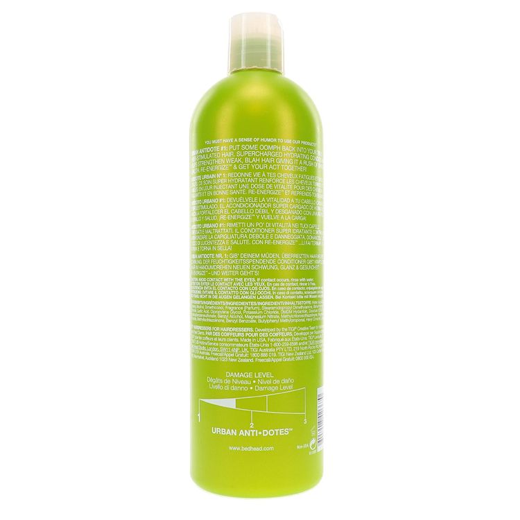 Tigi Bed Head Urban Antidotes Re-Energize SHAMPOO шампунь для щоденного використання 750 мл